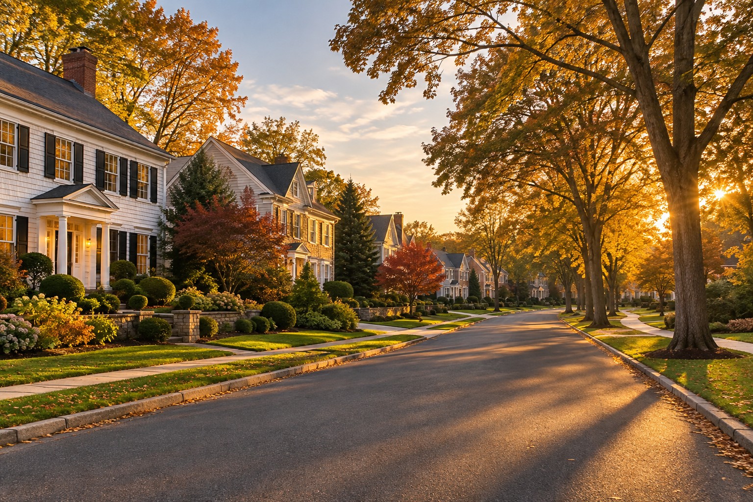 A New Jersey residential street, illustrative
