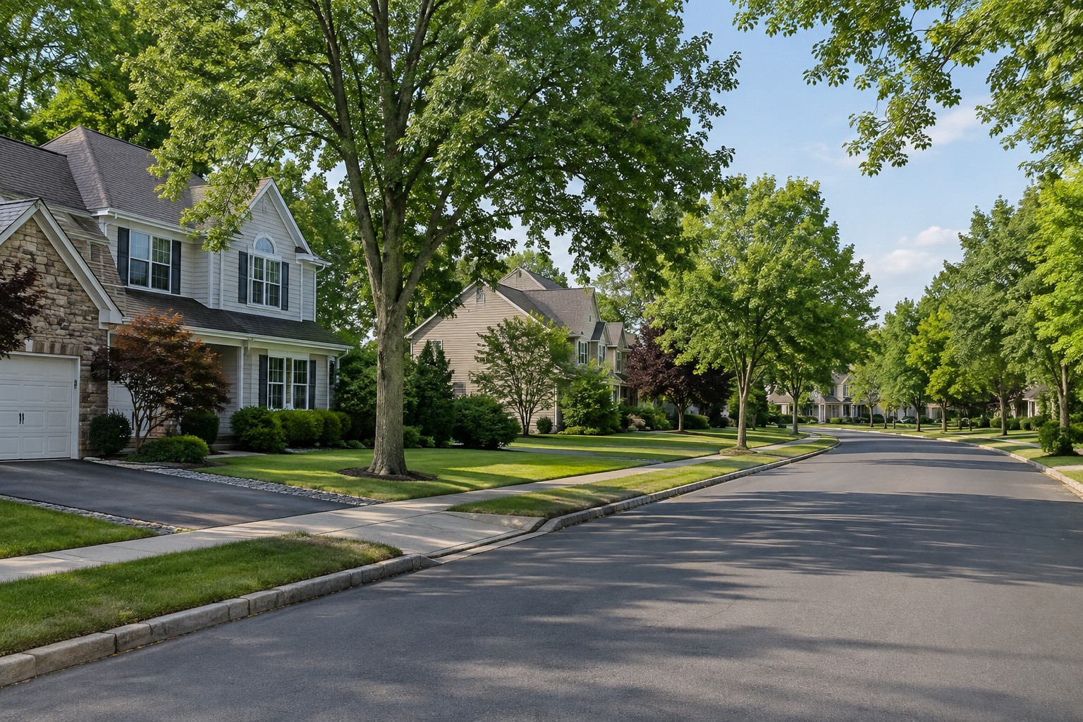 A New Jersey residential street, illustrative